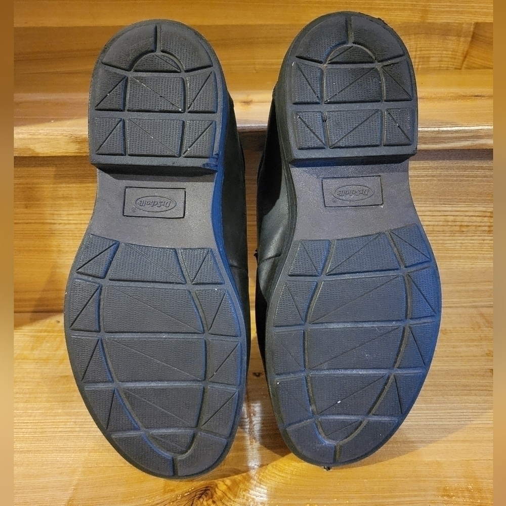 Dr. Scholls mens black matte massaging gel insoles dress shoes 9 - Picture 3 of 8